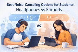 Best Noise-Canceling Options for Students: Headphones vs Earbuds