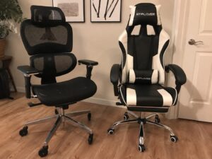 NOUHAUS Ergo3D vs GTPLAYER gaming chair: is an office chair actually better for gaming?